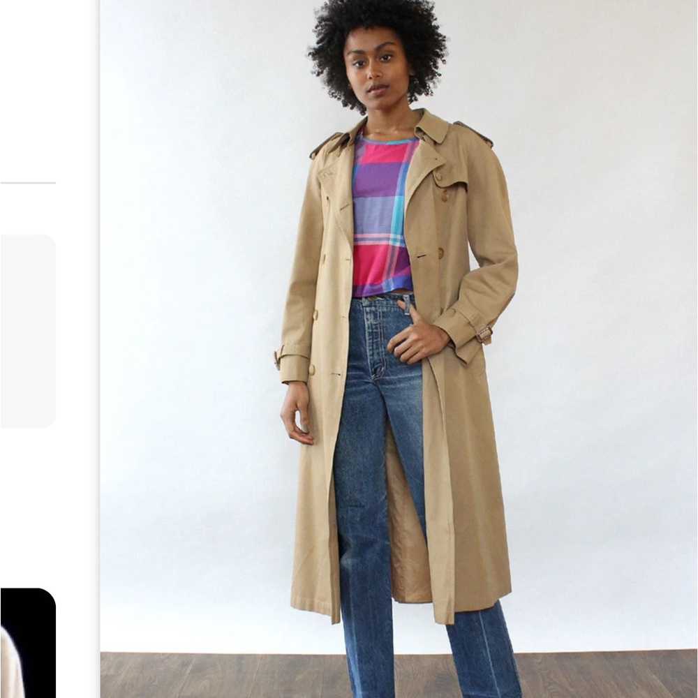 NEW ! Evan Piccone Tan Trench Coat *read